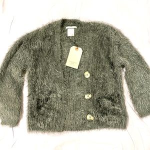 Zara Faux Fur Cardigan